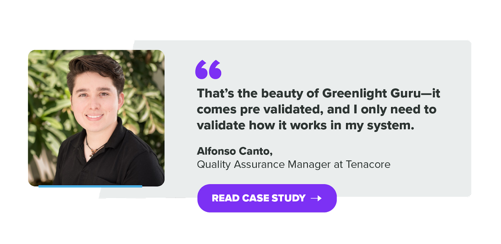 eQMS validation testimonial